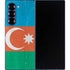 Azerbaijan Flag Distressed Galaxy Z Fold6 Skin
